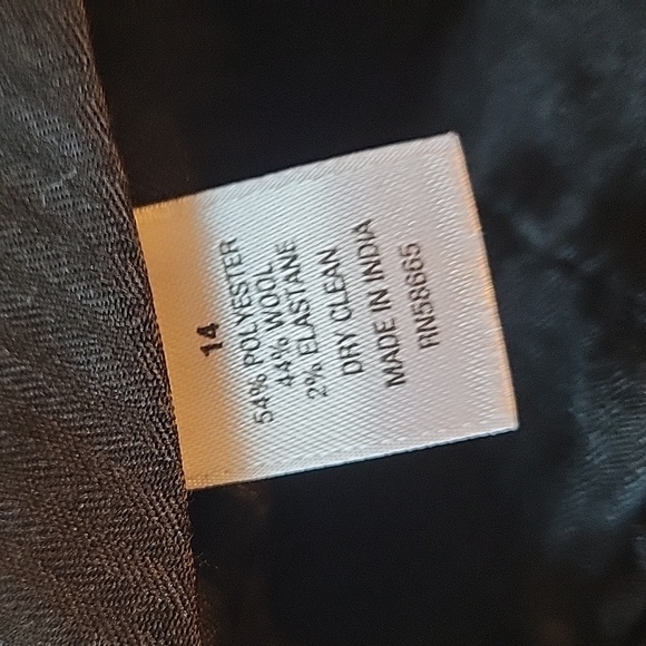 Nordstrom black dress pant with pockets- Youth Boy's size 14 - Picture 5 of 7